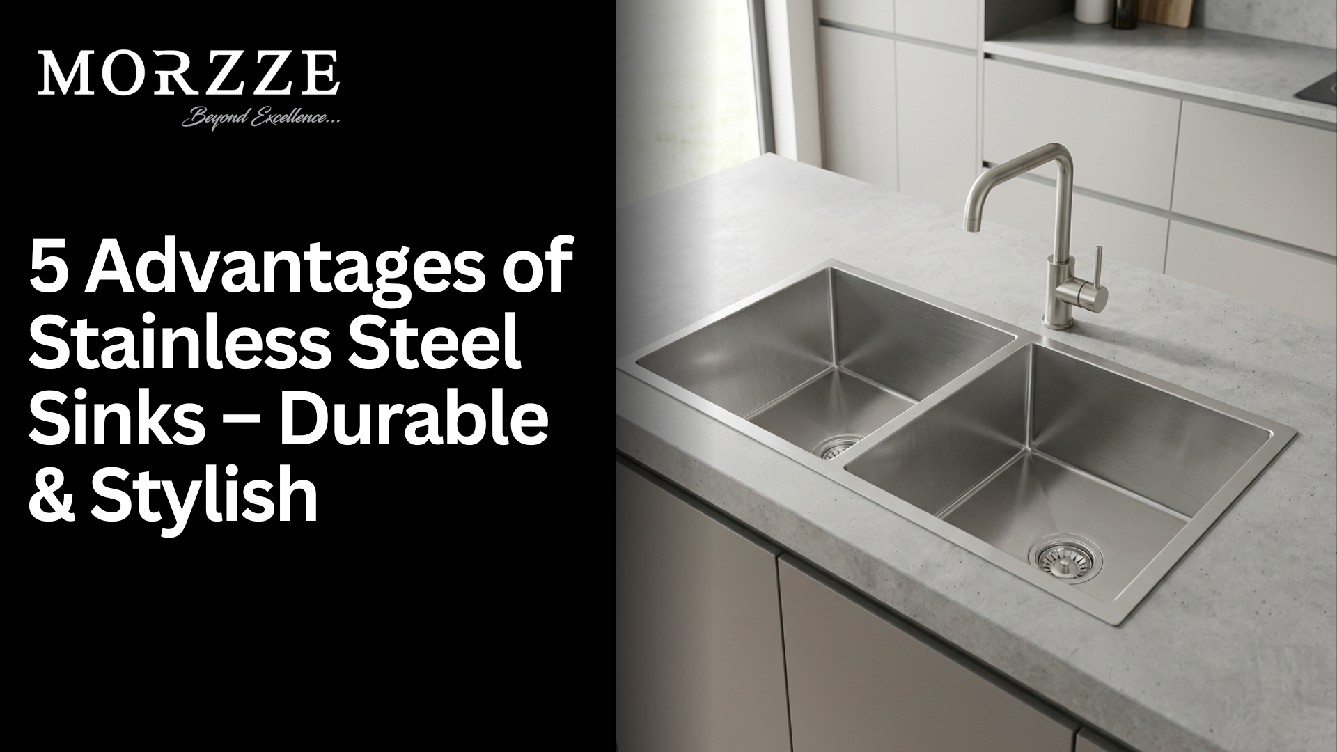 5 Advantages of Stainless Steel Sinks – Durable & Stylish | Morzze